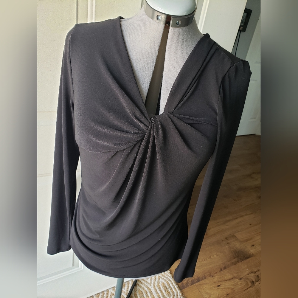 Black poly top